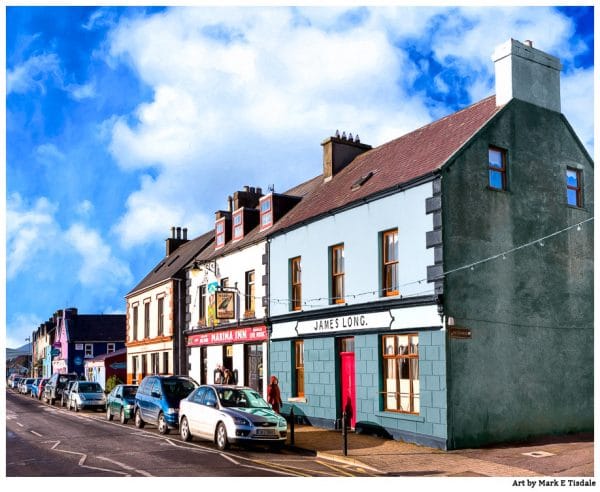 Streets of Dingle - Picturesque Ireland Print by Mark Tisdale