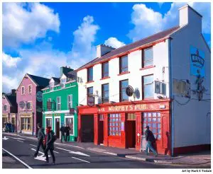 Irish pubs of Dingle Ireland - Murphy's Pub Print by Mark Tisdale