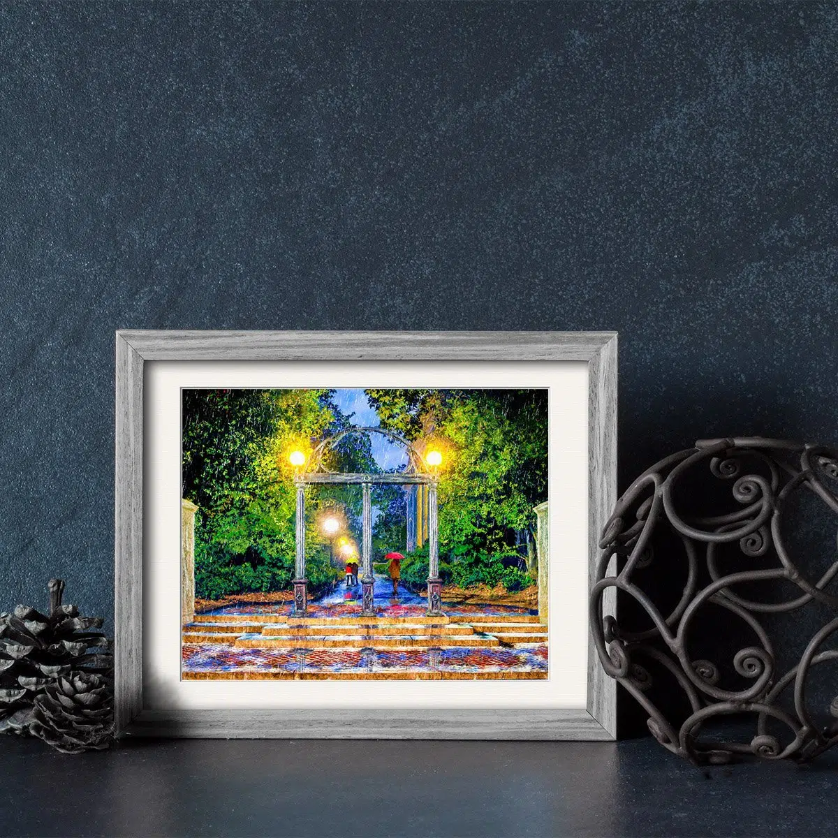UGA Arch Framed Print - University of Georgia Art by Mark Tisdale
