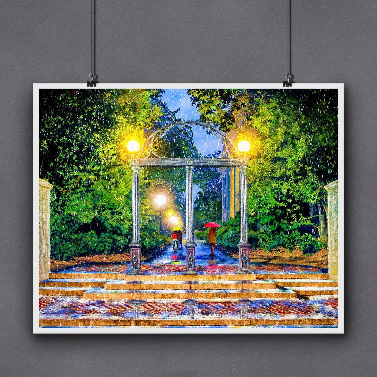UGA Arch Print For Framing by Local Georgia Artist Mark Tisdale