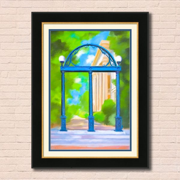 University Of Georgia Framed Wall Art Of The Arch