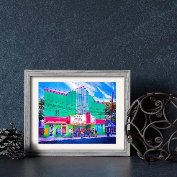 Variety Playhouse - Atlanta - Little Five Points Framed Print by Mark Tisdale