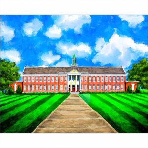 Andalusia High School – Old Main Art Print