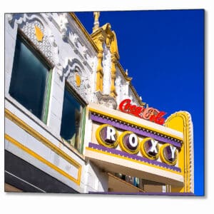 Legendary Atlanta Roxy Sign Metal Print – Buckhead Music Venue Nostalgia Wall Art
