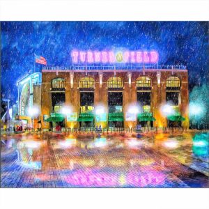 Atlanta Turner Field Art Print