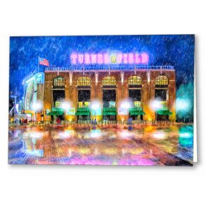 Atlanta Turner Field Greeting Card