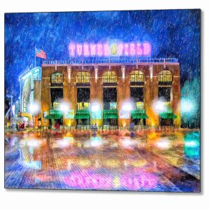Atlanta Turner Field Metal Print