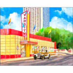Atlanta Varsity - Midtown Art Print