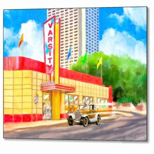 Atlanta Varsity – Midtown Metal Print