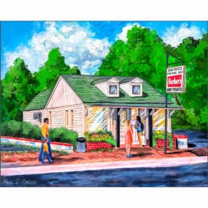 Auburn Sani-freeze - The Flush Art Print