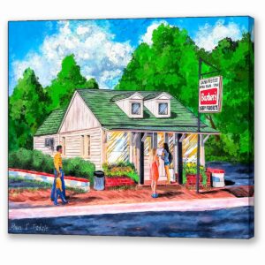 Auburn Sani-Freeze - The Flush Canvas Print