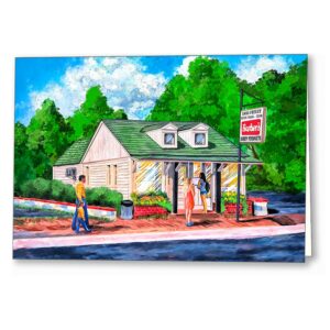 Auburn Sani-freeze - The Flush Greeting Card