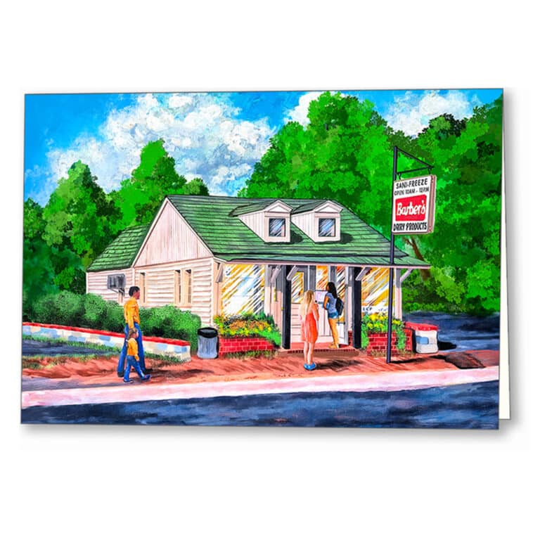 Auburn Sani-freeze – The Flush Greeting Card