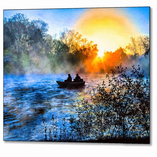 flint-river-sunrise-macon-county-georgia-metal-print