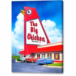 The Big Chicken - Marietta GA Canvas Print