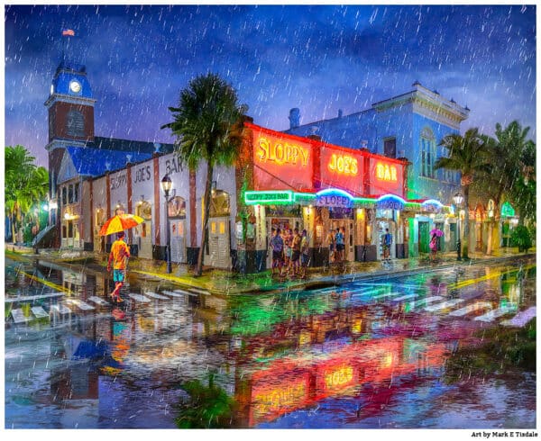 Sloppy Joe's Bar - Key West Artwork - Print by Mark Tisdale