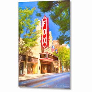 The Fox Theatre - Historic Atlanta Metal Print