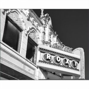 The Roxy - Atlanta Black And White Art Print