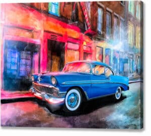 1956 Chevy Bel Air - Classic Car Canvas Print