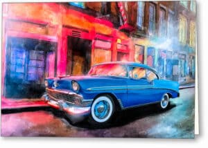 1956 Chevy Bel Air - Classic Car Greeting Card
