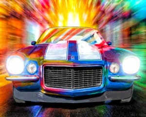 1972 Camaro - Classic Car Art Print