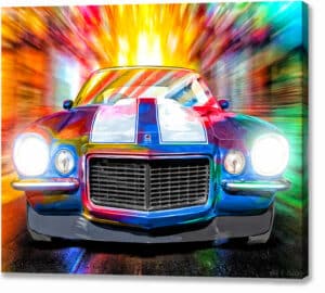1972 Camaro - Classic Car Canvas Print