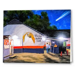 War Eagle Supper Club - Auburn Landmark Greeting Card