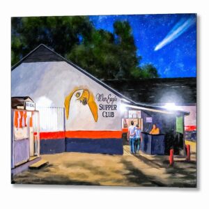 War Eagle Supper Club - Auburn Landmark Metal Print