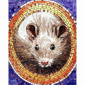 A Roman Rat - Mosaic Art Print