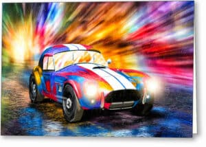 AC Cobra - Classic Car Greeting Card