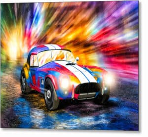 AC Cobra - Classic Car Metal Print