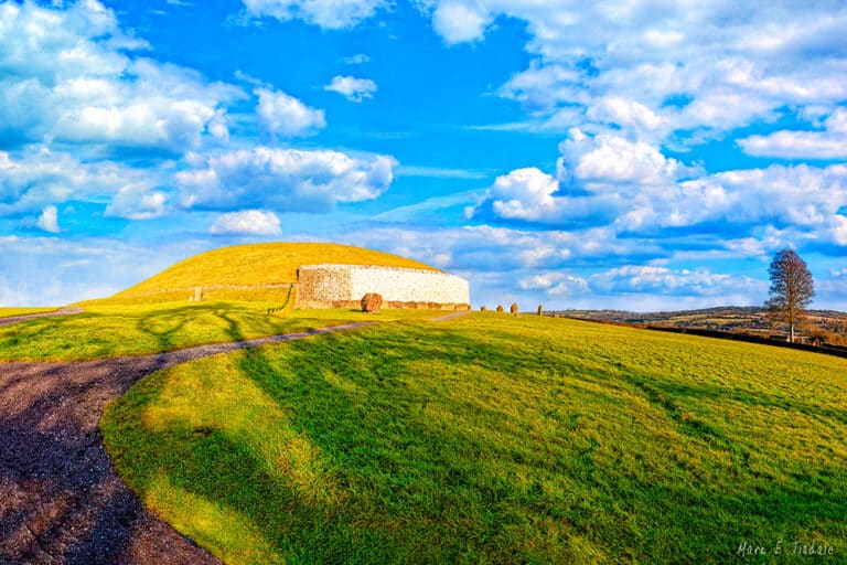 Ancient Ireland – Newgrange Passage Tomb Art Print
