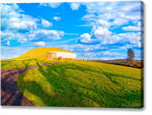 Ancient Ireland - Newgrange Passage Tomb Canvas Print