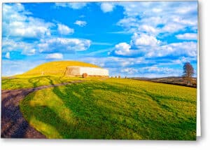 Ancient Ireland - Newgrange Passage Tomb Greeting Card