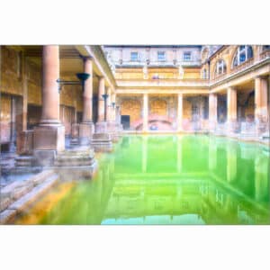 Ancient Roman Baths - Bath England Art Print