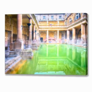 Ancient Roman Baths - Bath England Canvas Print
