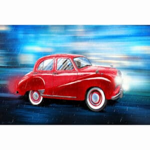 Austin A40 Somerset Saloon - Classic Car Art Print