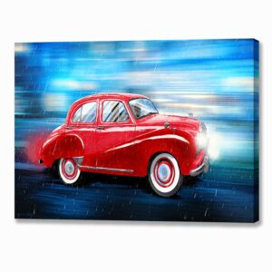 Austin A40 Somerset Saloon - Classic Car Canvas Print
