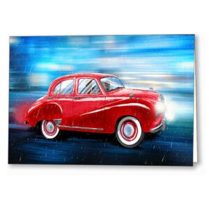 Austin A40 Somerset Saloon - Classic Car Greeting Card
