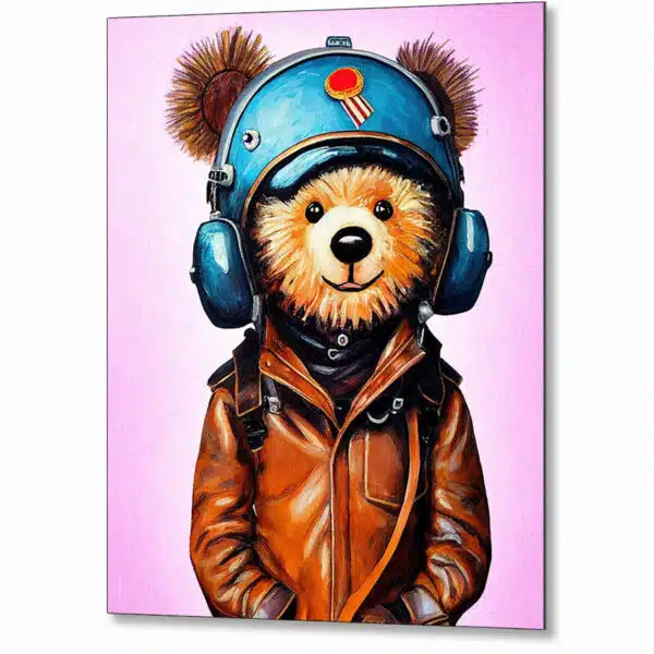 aviator-amelia-bearhart-teddy-bear-metal-print.jpg
