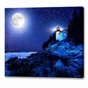 Bass Harbor Head Lighthouse - Maine Canvas Print