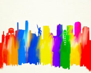 Seeing The Sights In Birmingham - Art Print
