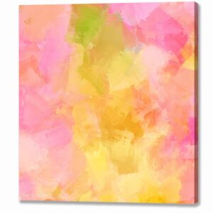 Bright Spring Colors - Abstract Canvas Print