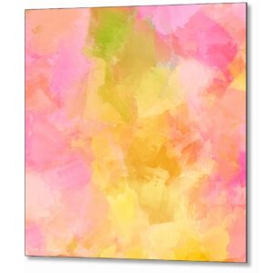 Bright Spring Colors - Abstract Metal Print
