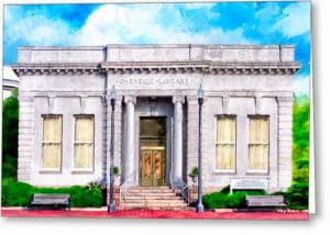 Carnegie Library - Montezuma Georgia Greeting Card