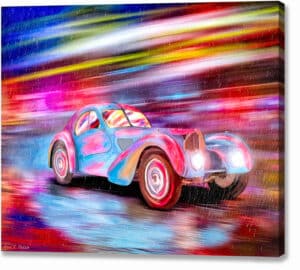 Classic Bugatti Type 57 Canvas Print