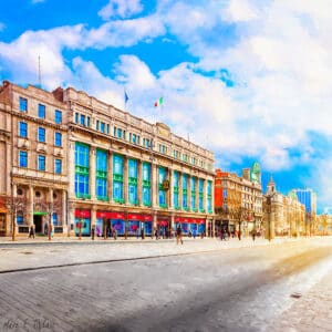 Clerys Department Store - Historic Dublin Art Print