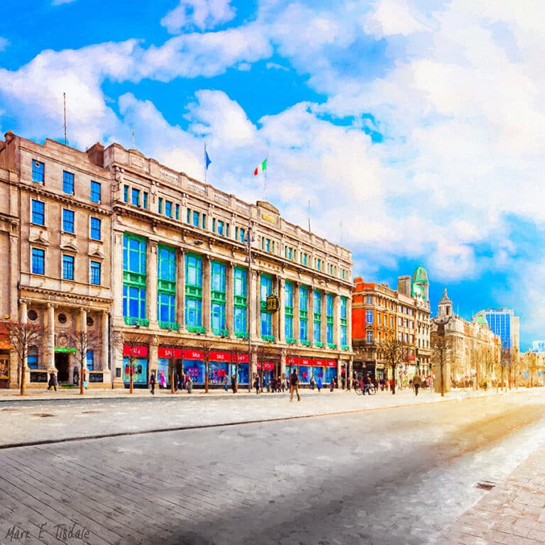 Clerys Department Store – Historic Dublin Art Print