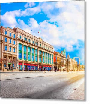 Clerys Department Store - Historic Dublin Metal Print