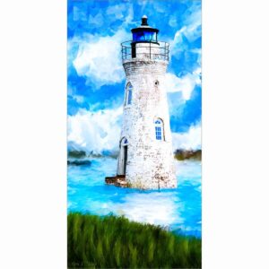 Cockspur Island Lighthouse - Georgia Coast Art Print
